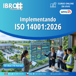 Curso online - en vivo| Implementando ISO 14001:2026