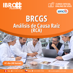 Curso online | Análisis de causa raíz BRCGS (8 de agosto)