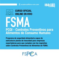 Curso online en vivo - PCQI-FSMA: Controles Preventivos basados en el riesgo