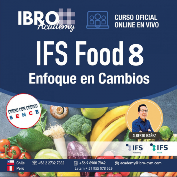IFS Food 8 - Enfoque en cambios