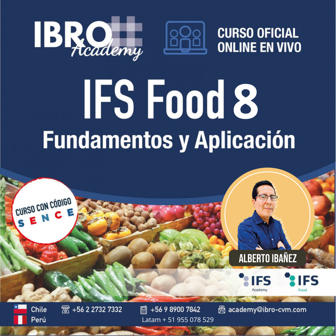 Curso Oficial| Norma IFS Food 8 - Fundamentos Y Aplicación