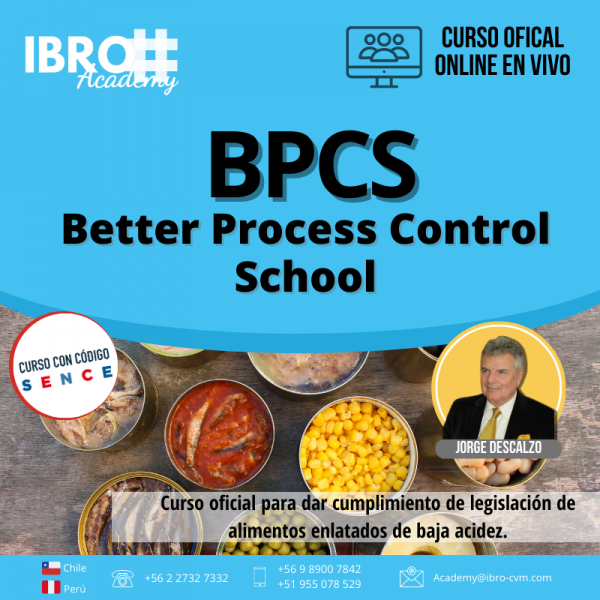 Curso online  BPCS - Better Process Control School