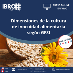 Dimensiones de la cultura de inocuidad alimentaria según GFSI
