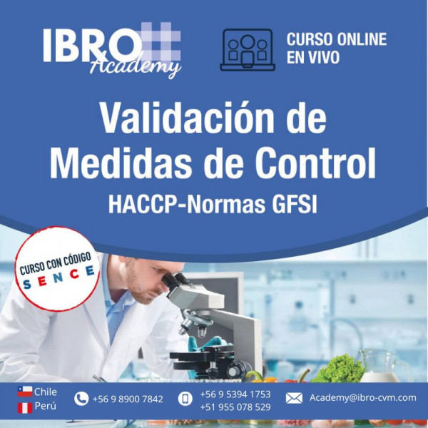 Validación de medidas de control HACCP - GFSI