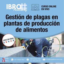 Curso online - en vivo | Gestión de plagas en plantas de producción de alimentos