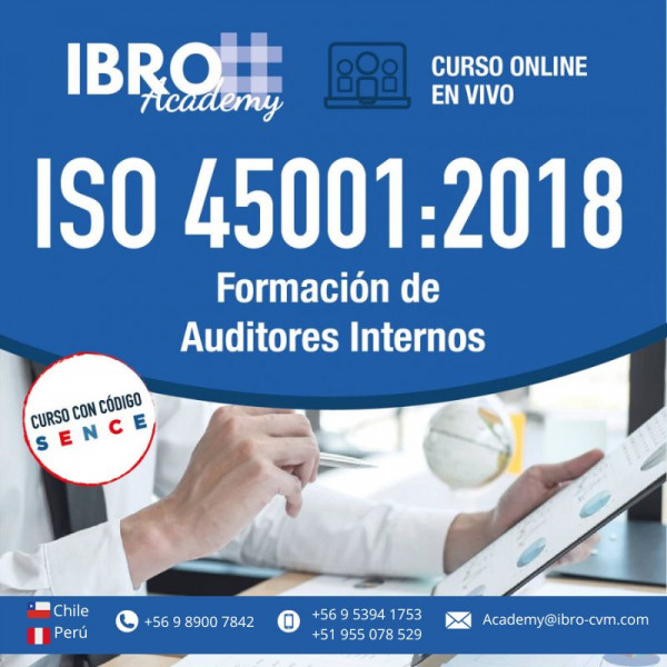 Curso online | Formación de auditores internos - ISO 45001:2018