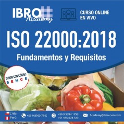 Curso online - en vivo | ISO 22000 - Fundamentos y requisitos