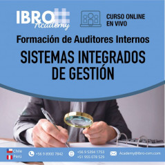Curso online - en vivo | SIG Formación de auditores internos ISO 9001:2015 / ISO 14001:2015/ISO 45001:2018