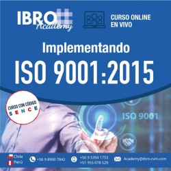Curso online - en vivo | Implementando ISO 9001:2015