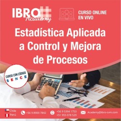 Curso en vivo | Estadística aplicada a control y mejora de procesos