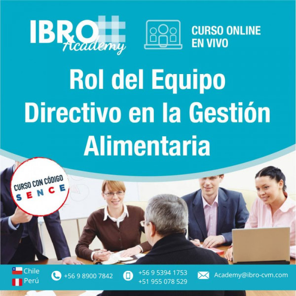 Curso en vivo | Rol del equipo directivo en la gestión alimentaria