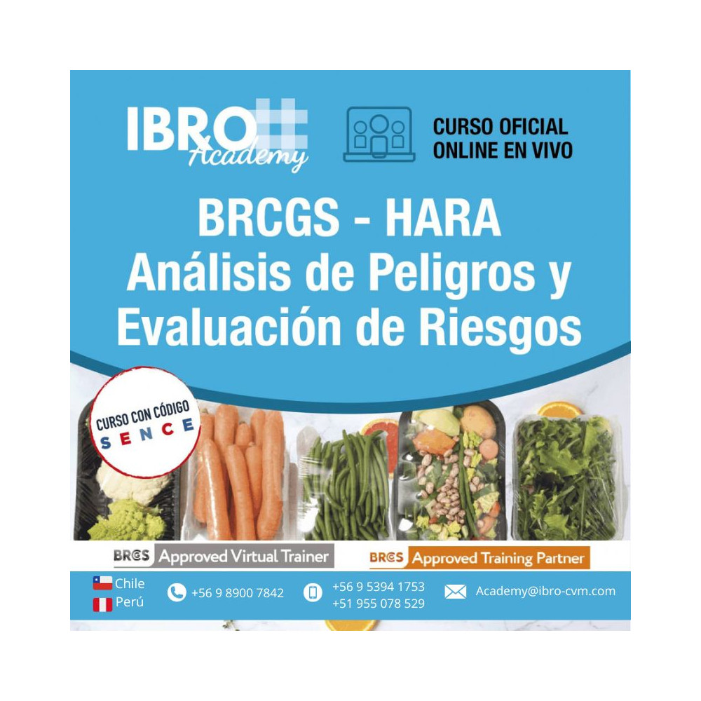 BRCGS - Análisis de peligros y Evaluación  de Riesgos (HARA)