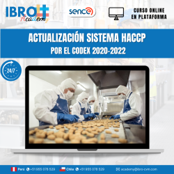 Actualizar Sistema de HACCP- Nuevo Codex 2020-2022