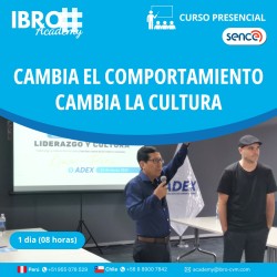 Cambia el comportamiento, cambia la cultura