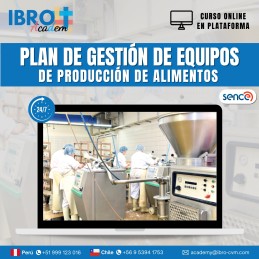 Plan de gestión de equipos de producción de alimentos