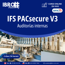 Curso online - en vivo | Auditorías internas IFS PACSecure 2