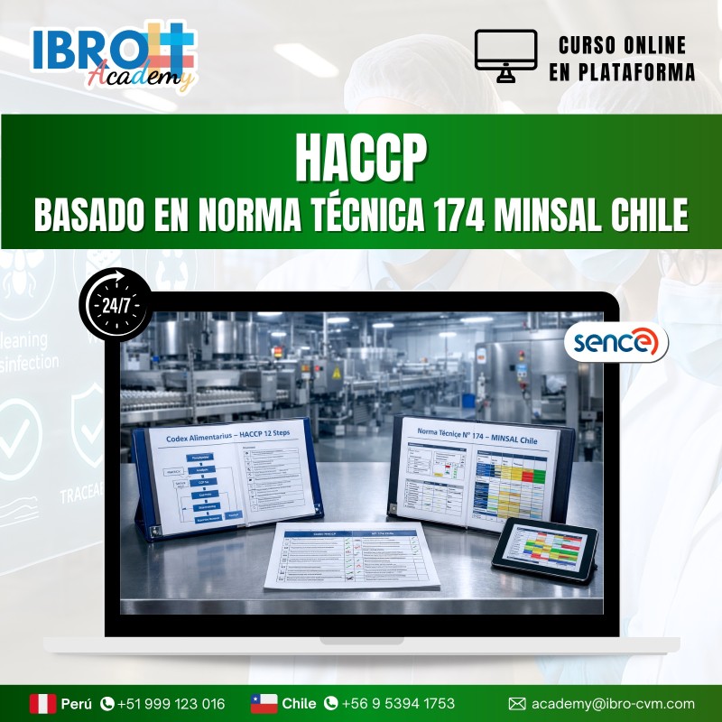 HACCP basado en Norma Técnica 174 MINSAL Chile
