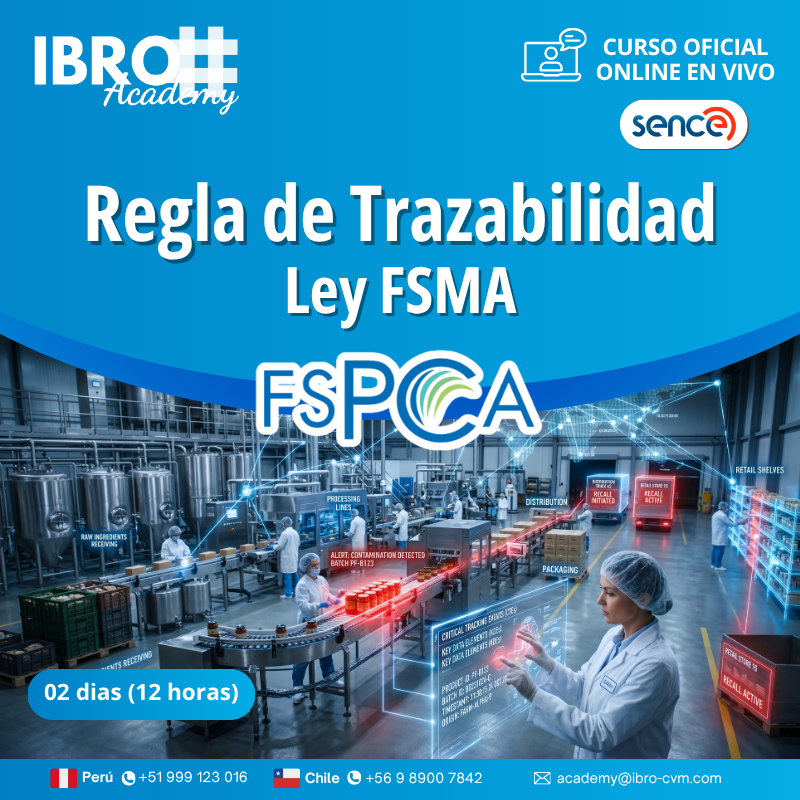 Curso online | PCQI-FSMA: Controles Preventivos