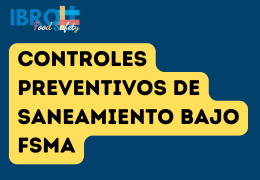 Controles preventivos de saneamiento bajo FSMA